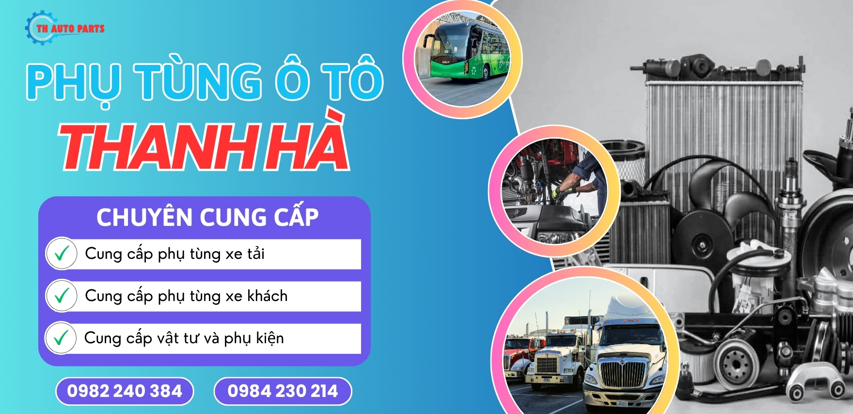 Banner Phụ Tùng Ô Tô Thanh Hà - 01